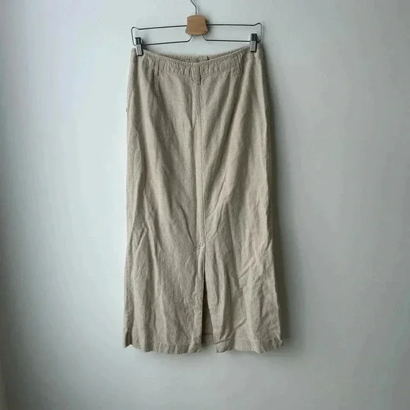 Vintage linen tencel maxi skirt - Picture 6 of 12